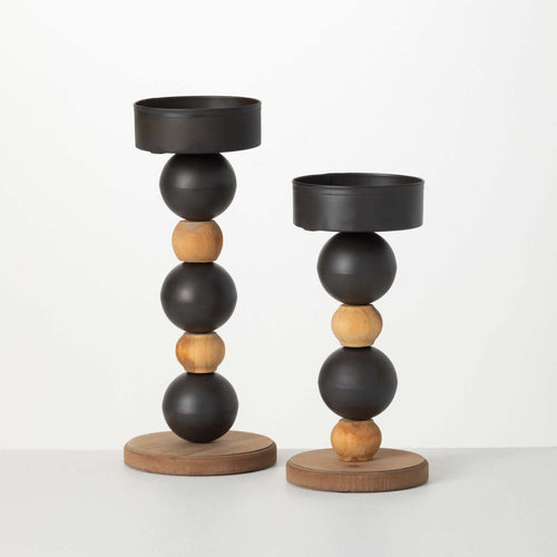 Stacked Sphere Pillar Set