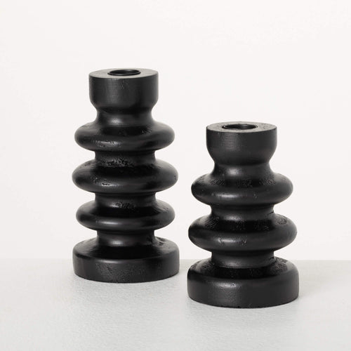 Black Ripple Taper Set