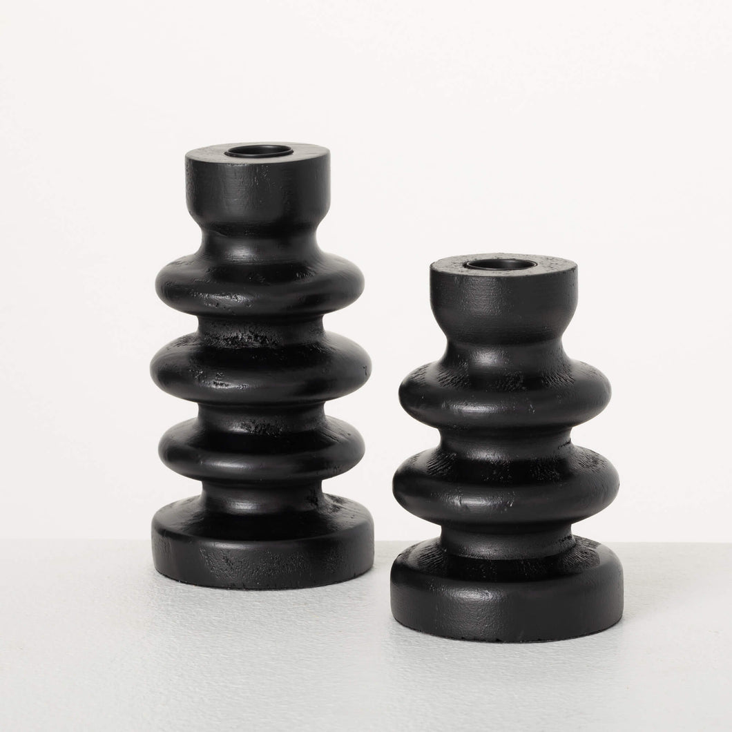Black Ripple Taper Set
