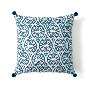 Blue Portuguese Print Pillow
