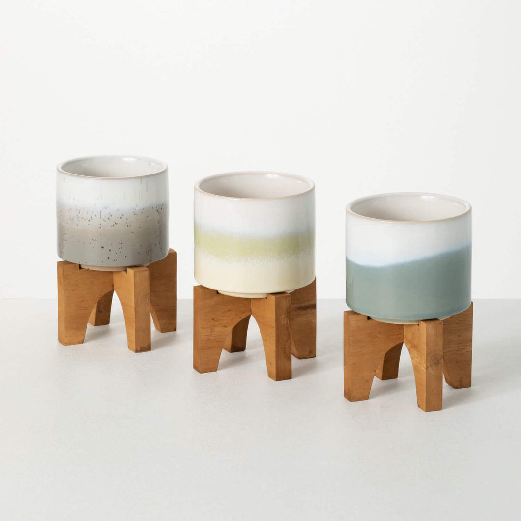 Coastal Pot on Stand