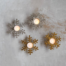 Load image into Gallery viewer, Aluminum Snowflake Tealight